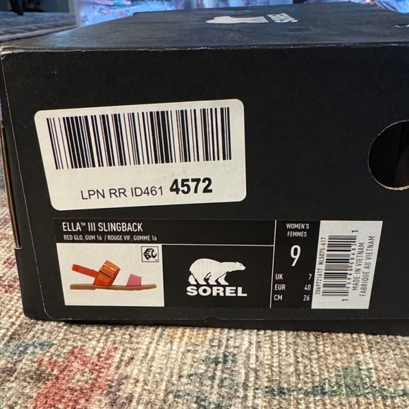 Sorel Vibrant Pink and Orange Sandals Women’s 9 NWT - Picture 5 of 5